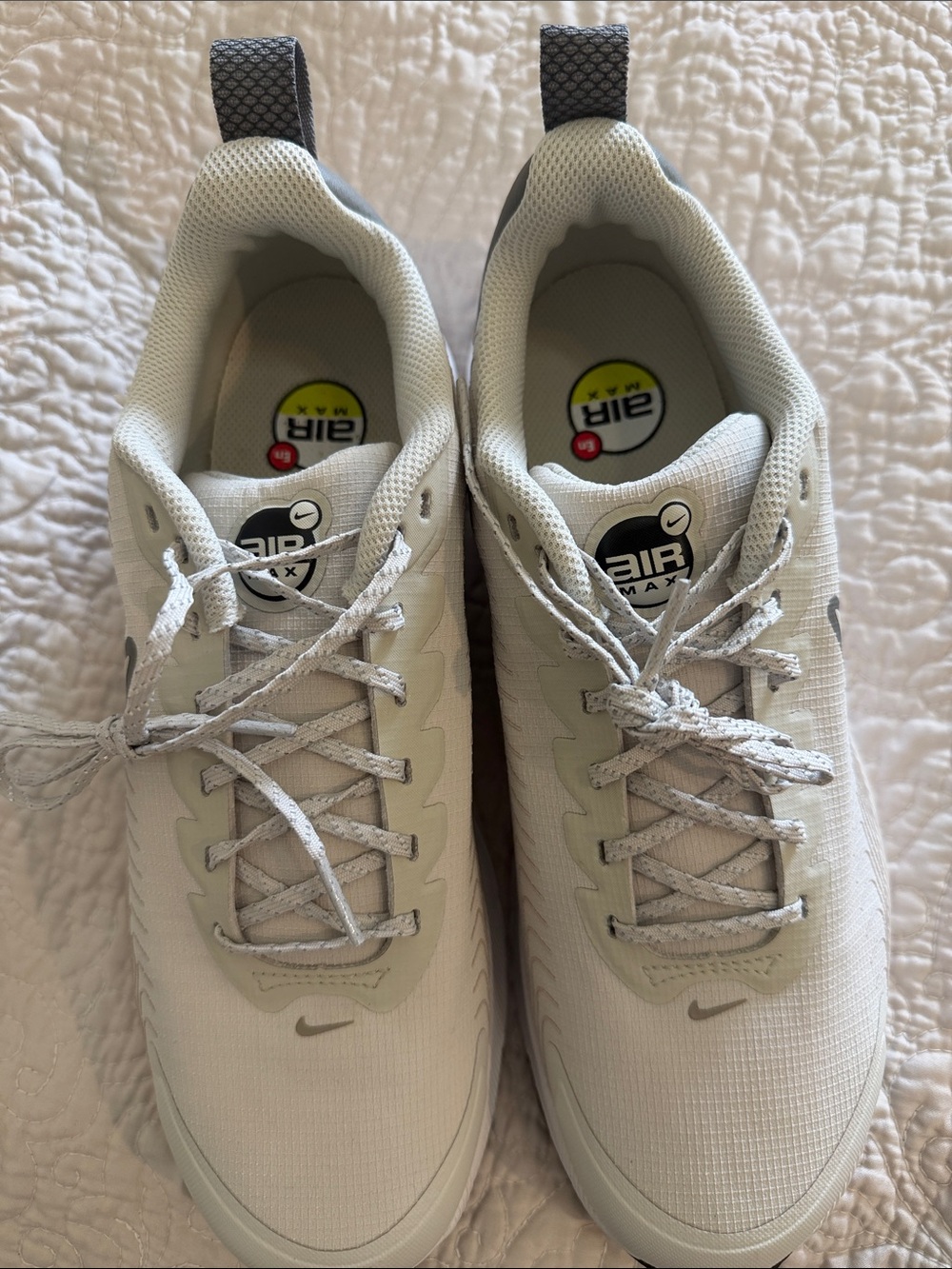 Nike Men’s interact Sneakers - Light Gray and White View 2